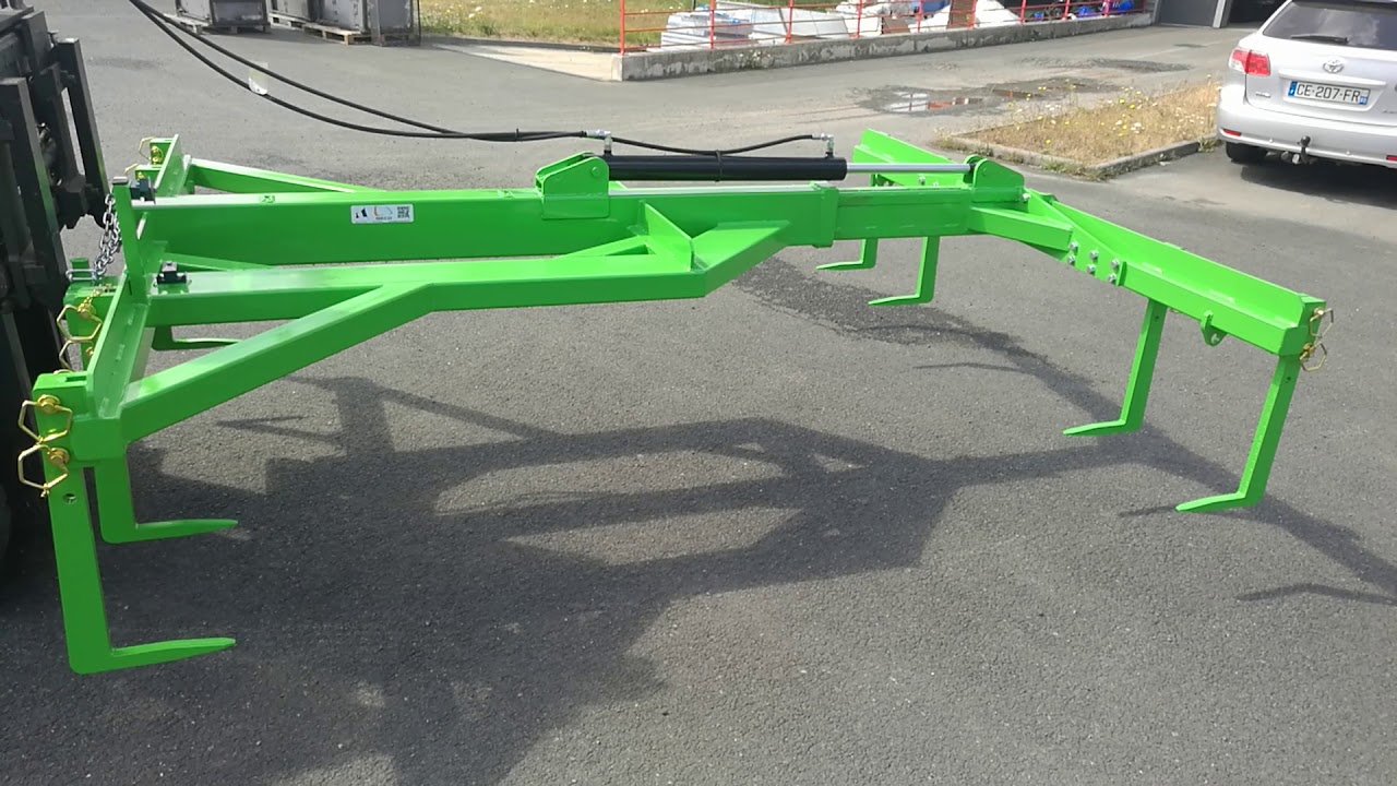 Palonnier de manutention hydraulique pour treillis soudés