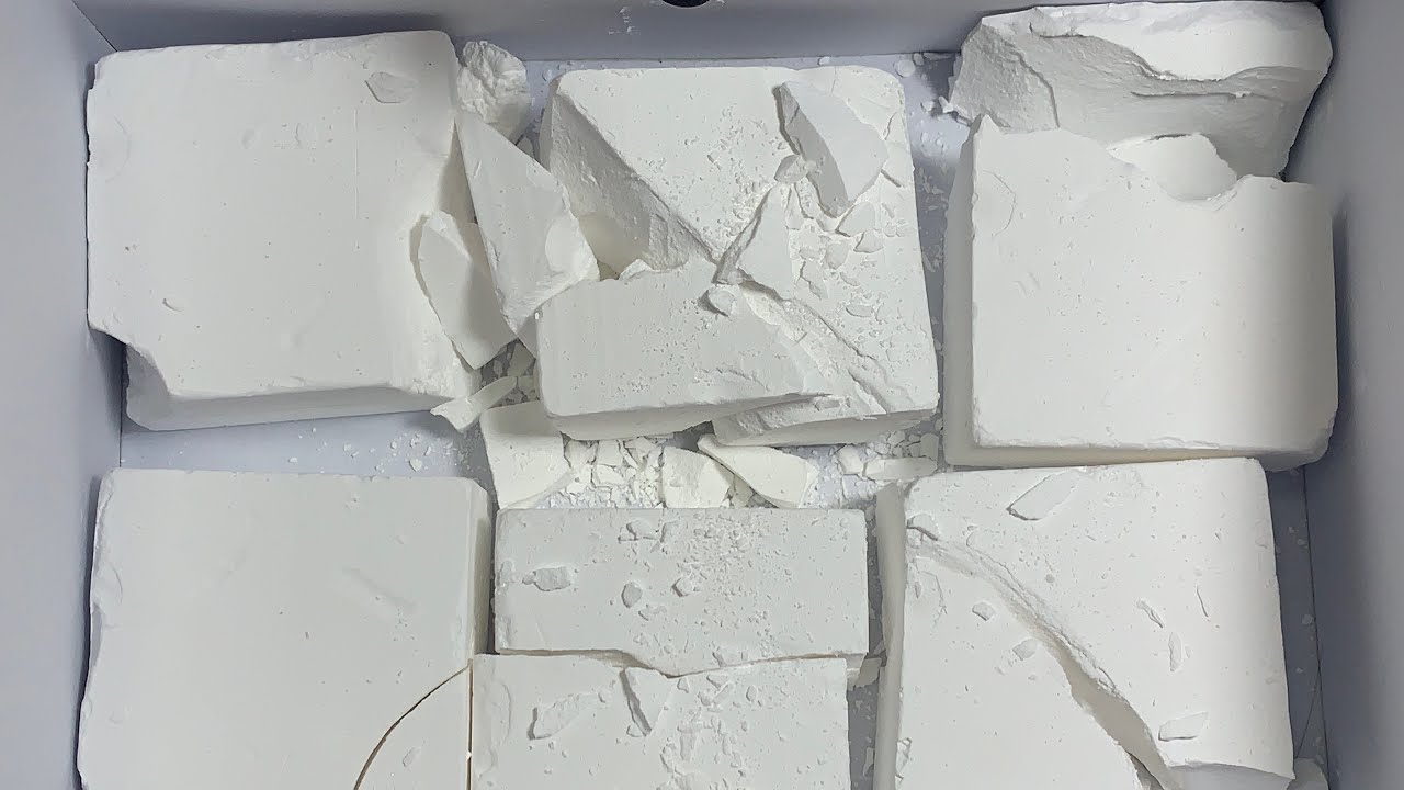 Gym Chalk Crumble ~ Crunchy  ~ Oddly Satisfying