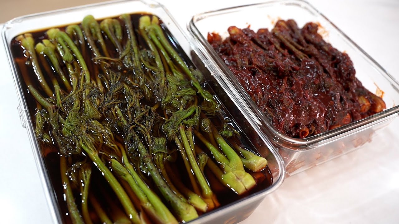 🔴  두릅간장장아찌&두릅고추장장아찌 뚝딱 생방송