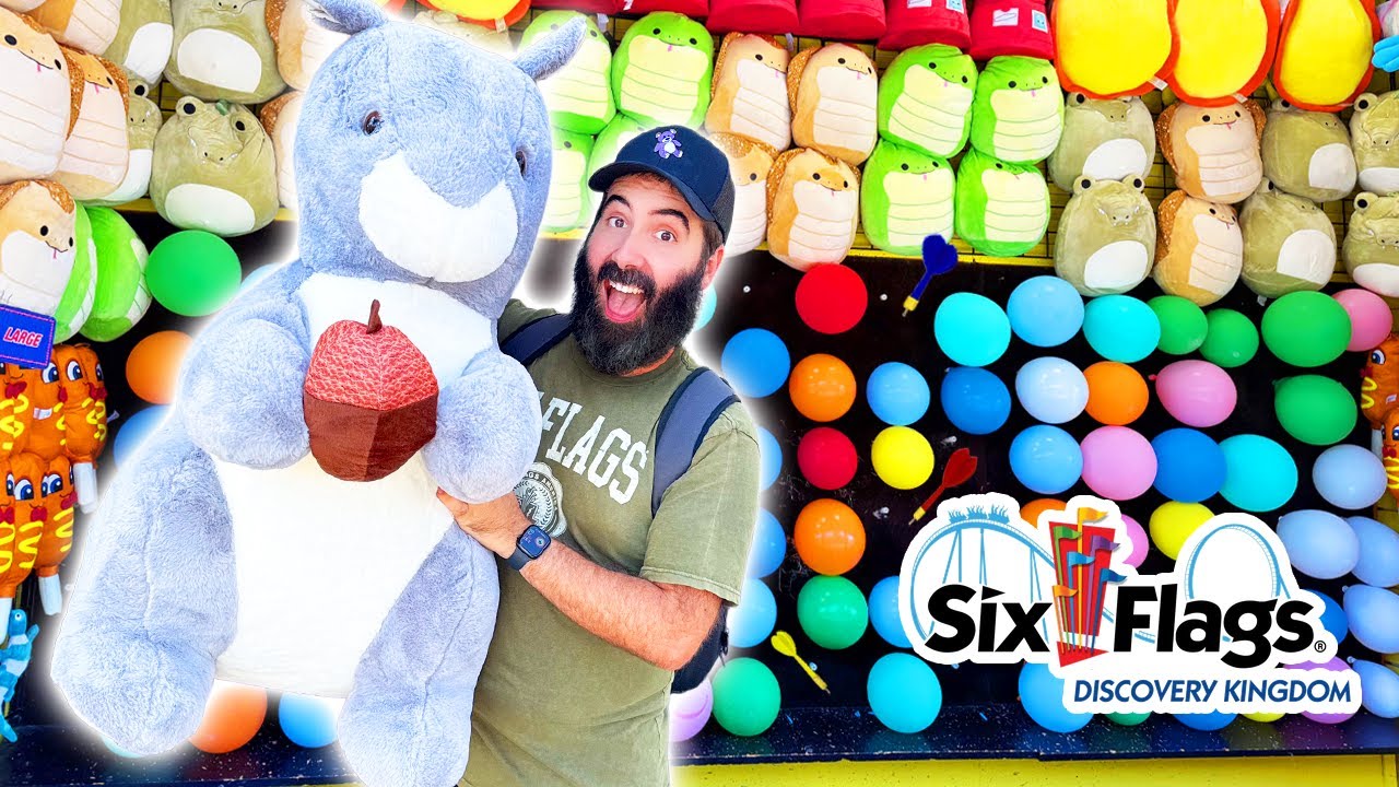The Carnival Games are Nuts at Six Flags Discovery Kingdom!
