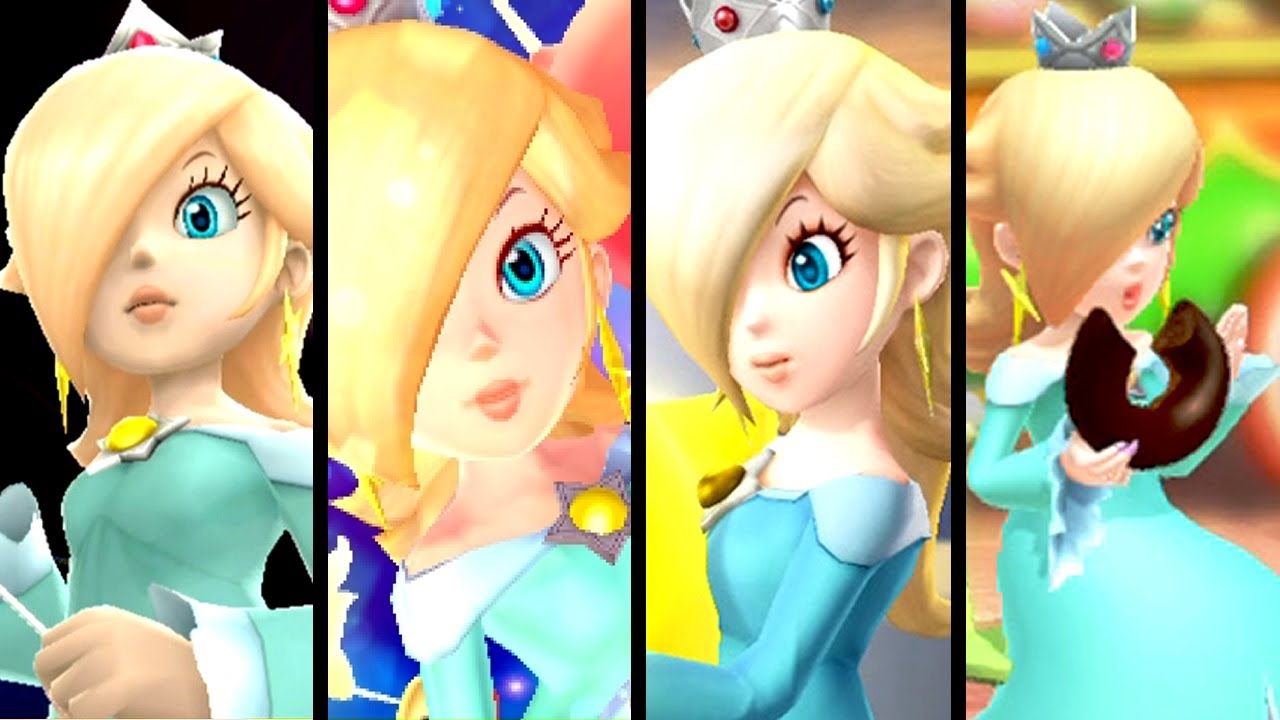Super Mario Evolution of ROSALINA'S VOICE 2007-2017 (Switch to Wii)