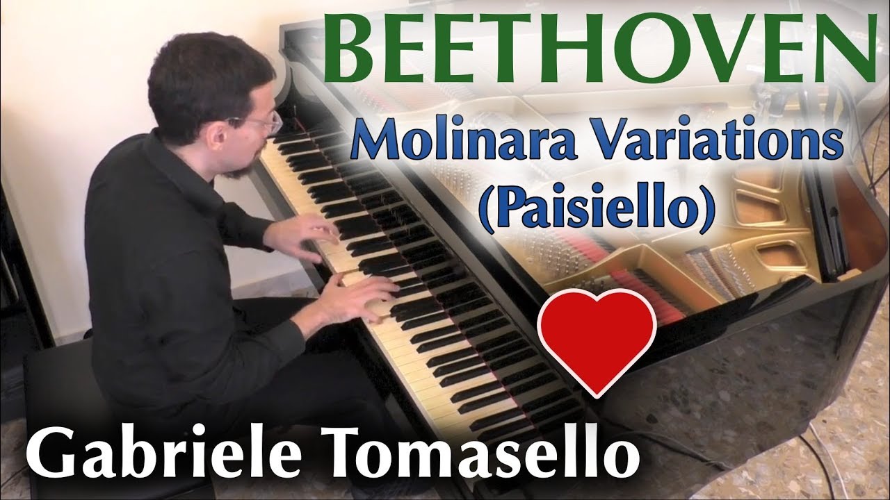 Beethoven - Six Variations on Molinara by Paisiello WoO.70 solo piano