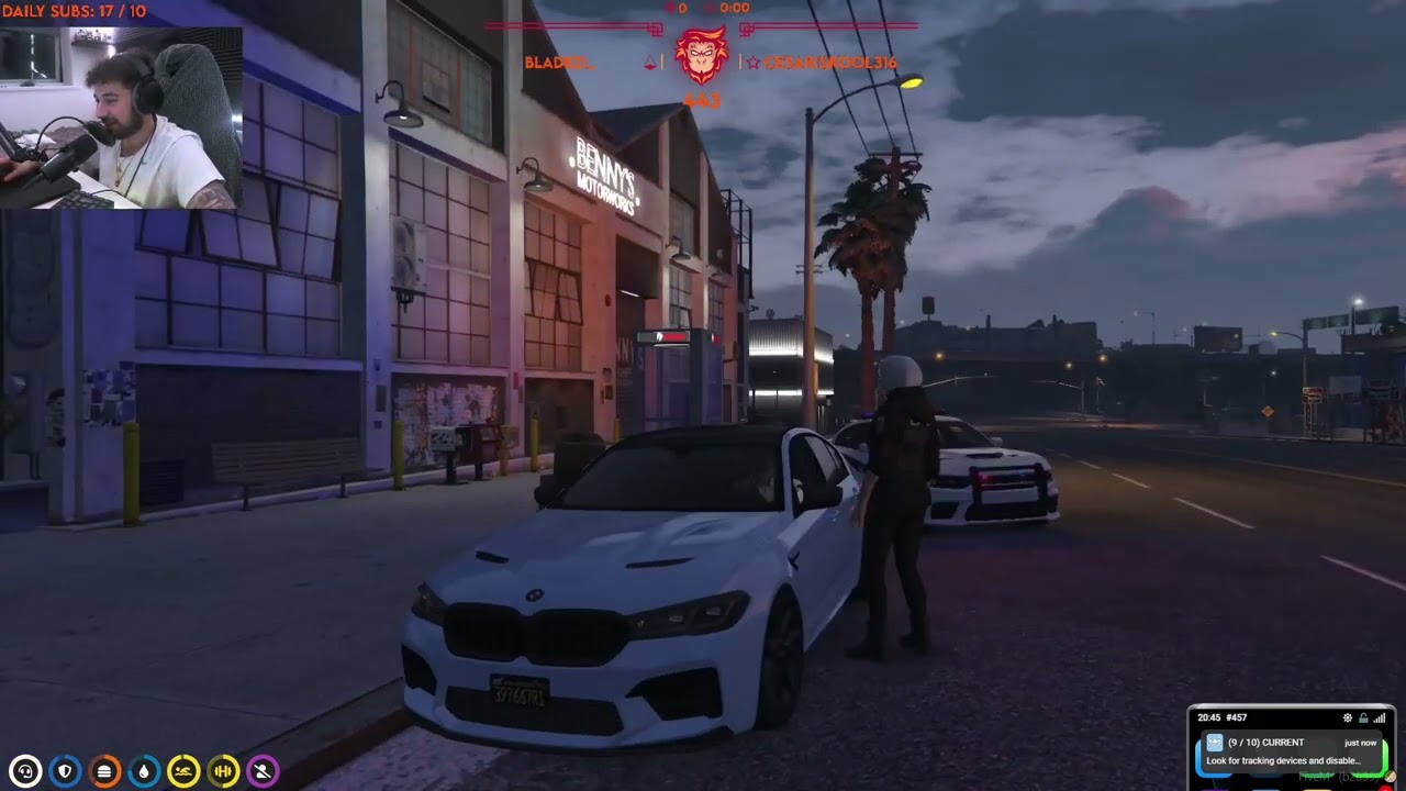 Alan to avoid traffic ticket sings 