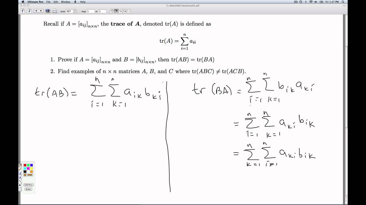Math 2800 Take Home 02