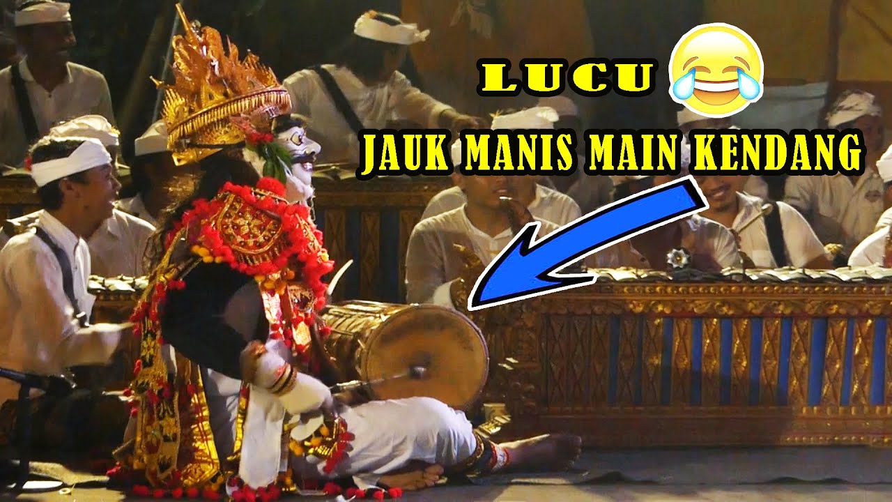 TARI JAUK MANIS LUCU MAIN KENDANG | PEMENTASAN RING PURA DALEM GEDE DESA BLAHKIUH