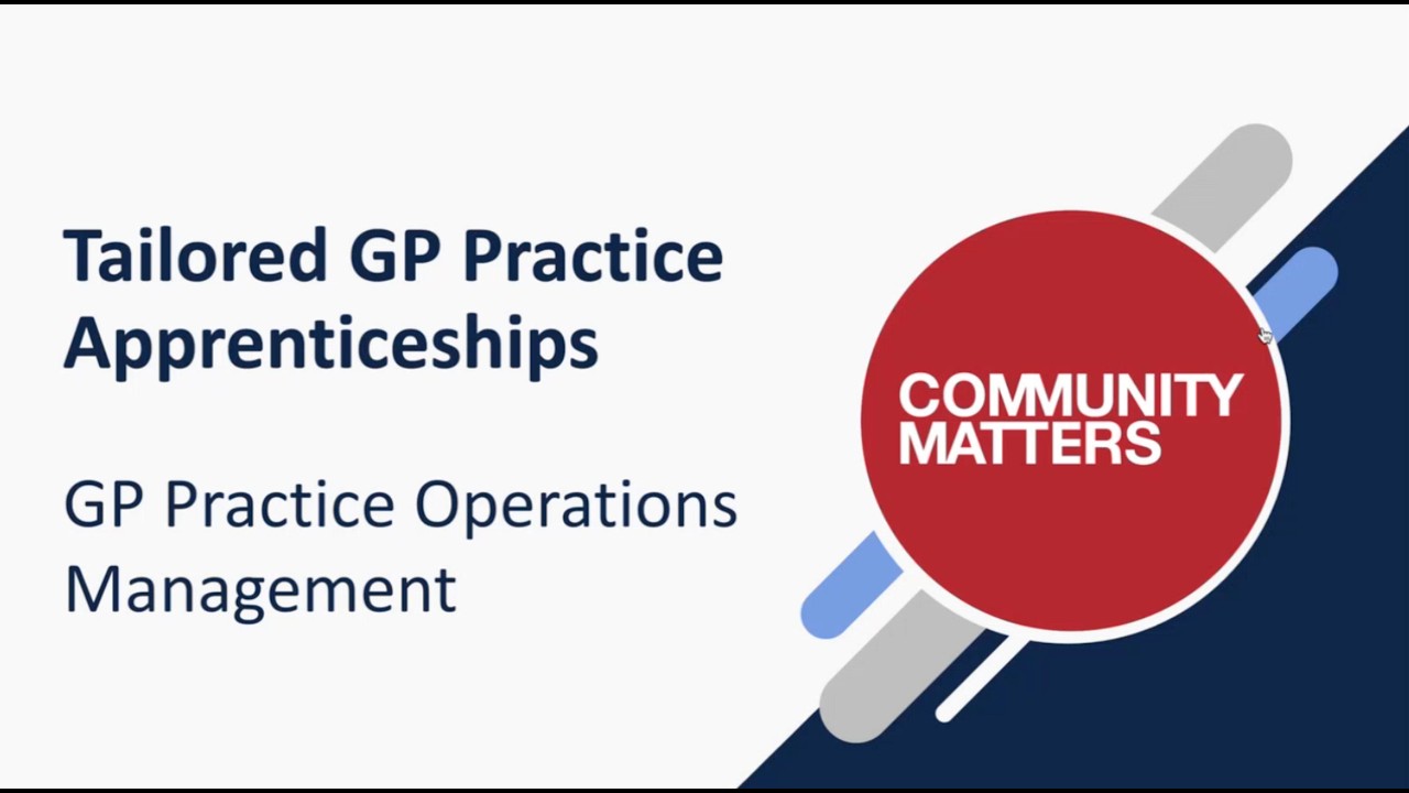 GP Practice Operations Manager Apprenticeship - Information Session - 13 Mar 26