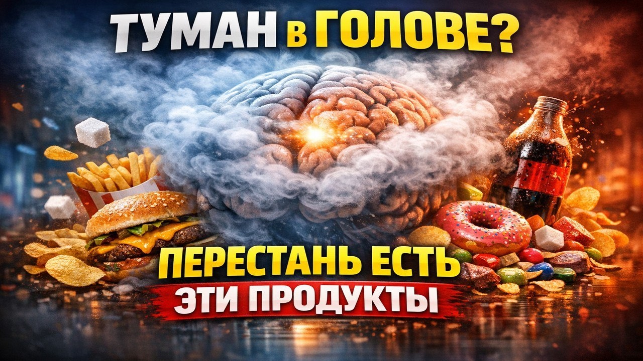 Туман в голове? 🧠 Ты не ленивый — ты ешь неправильные продукты