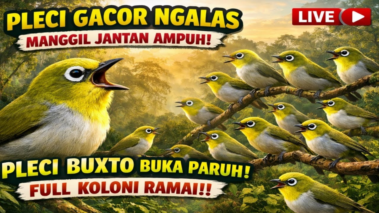 LIVE 🔴 Pleci Ngalas Manggil Jantan Ampuh 🔥 Cocok Untuk Semua Jenis Pleci
