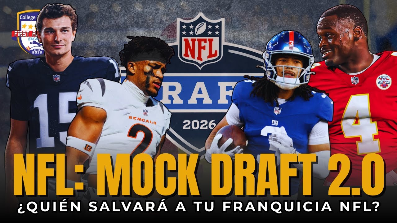 NFL DRAFT 2026: 3 MOCKS | ¿QUÉ JUGADOR CFB SALVARÁ A TU FRANQUICIA? MENDOZA, LOVE, DOWNS, REEVES...