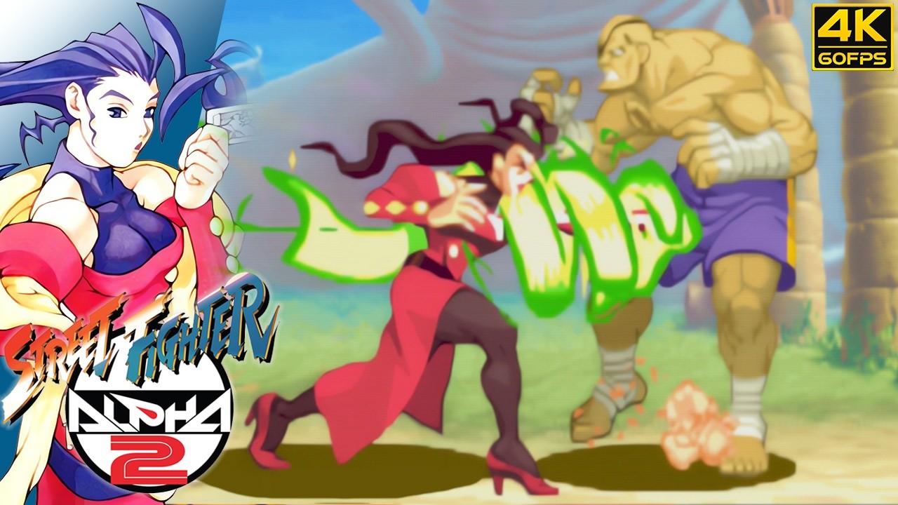 Street Fighter Alpha 2 - Rose (Arcade / 1996) 4K 60FPS