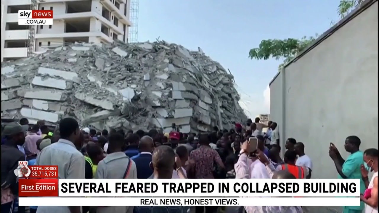 Several people feared trapped in Nigeria building collapse