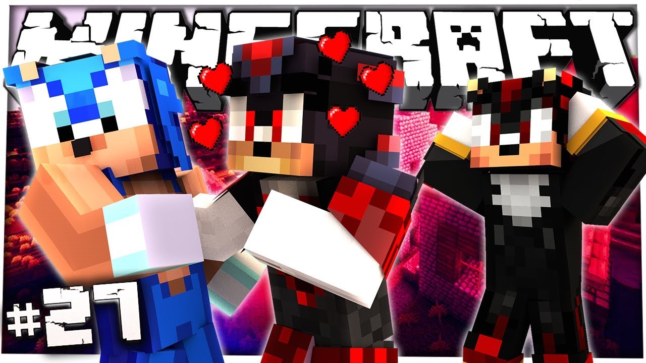 Sonic & Shadow Play Minecraft Part 27 - FEMALE SHADOW?!