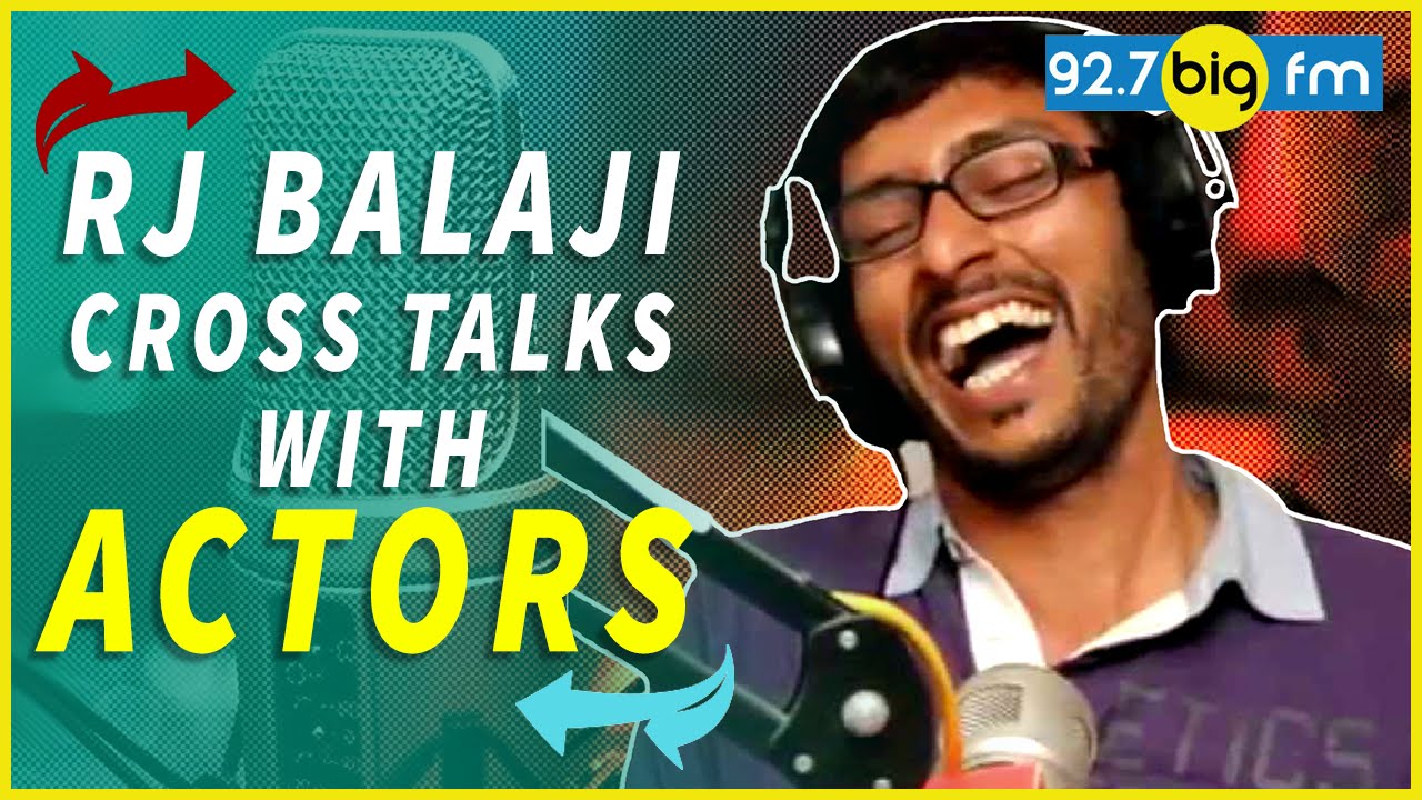 Rj Balaji Cross Talks With Actors
