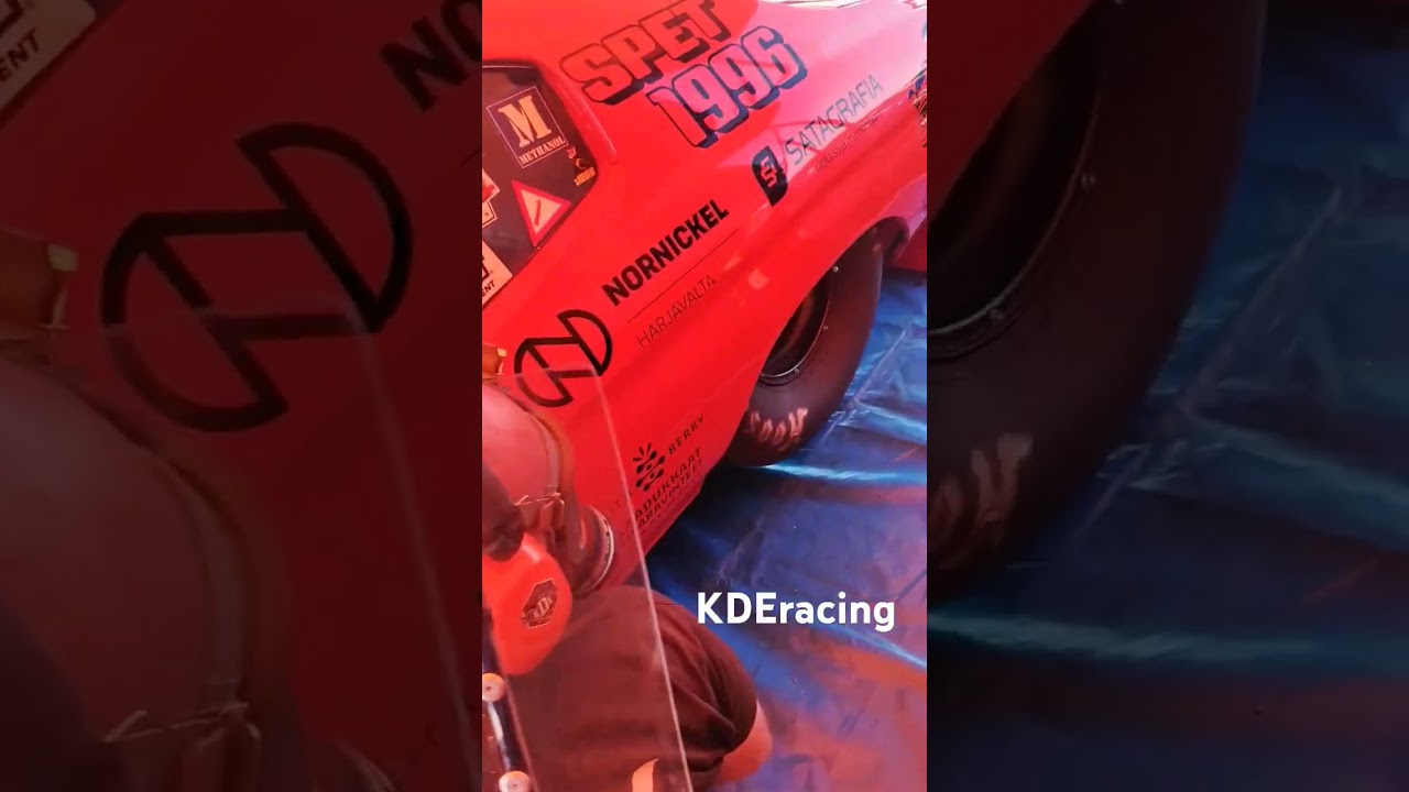 Kderacing. Engine test run and check. #dragrace #chevrolet #chevelle #fhra
