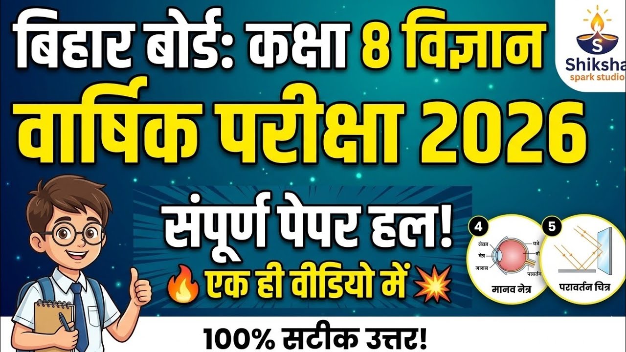 18 March Class 8th Science Viral Question Paper 2026 || class 8 science real paper annual exam 2026