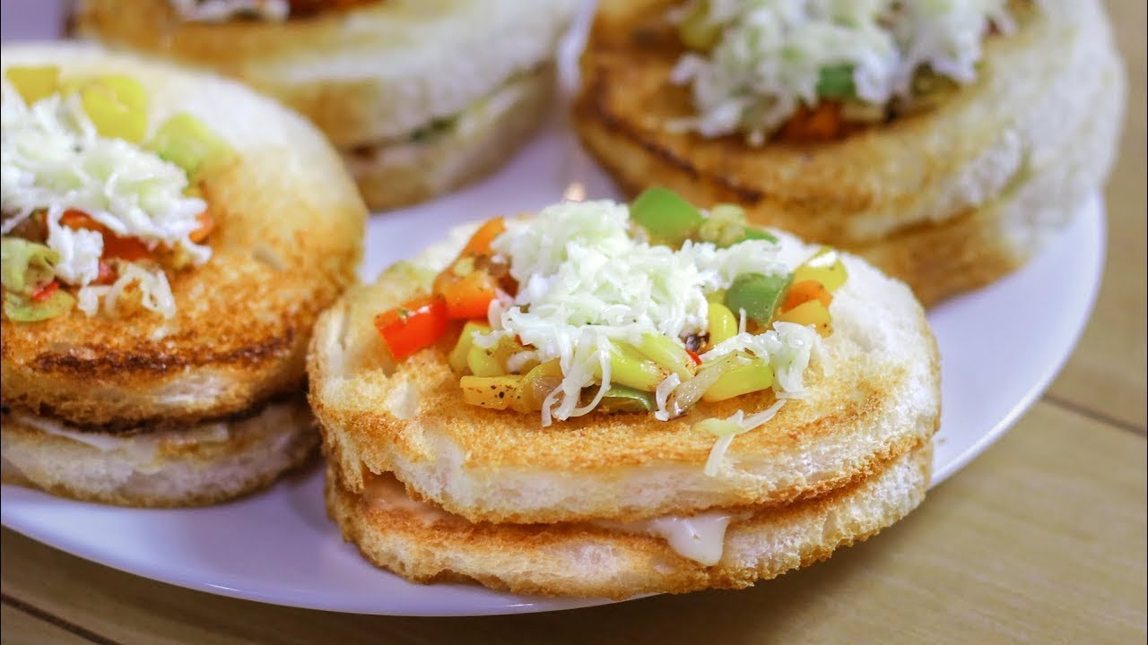 नाश्ते में ये ब्रेड पिज़्ज़ा रिंग्स बनाएँगे तो सब वाह कहेंगे | Bread Pizza Rings | Bread Sandwich