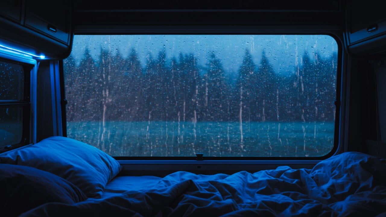 Comforting Rain Sounds for Seniors Living Alone, Calm Night Sleep & Emotional Relaxation