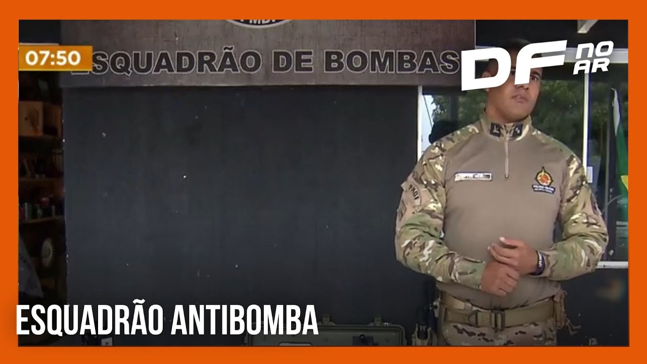 Conheça o treinamento do Esquadrão antibomba da PMDF