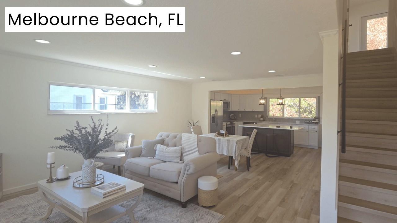 Melbourne Beach Waterfront Home Tour | 5 Bed Canal Home Near the Ocean - $629,000