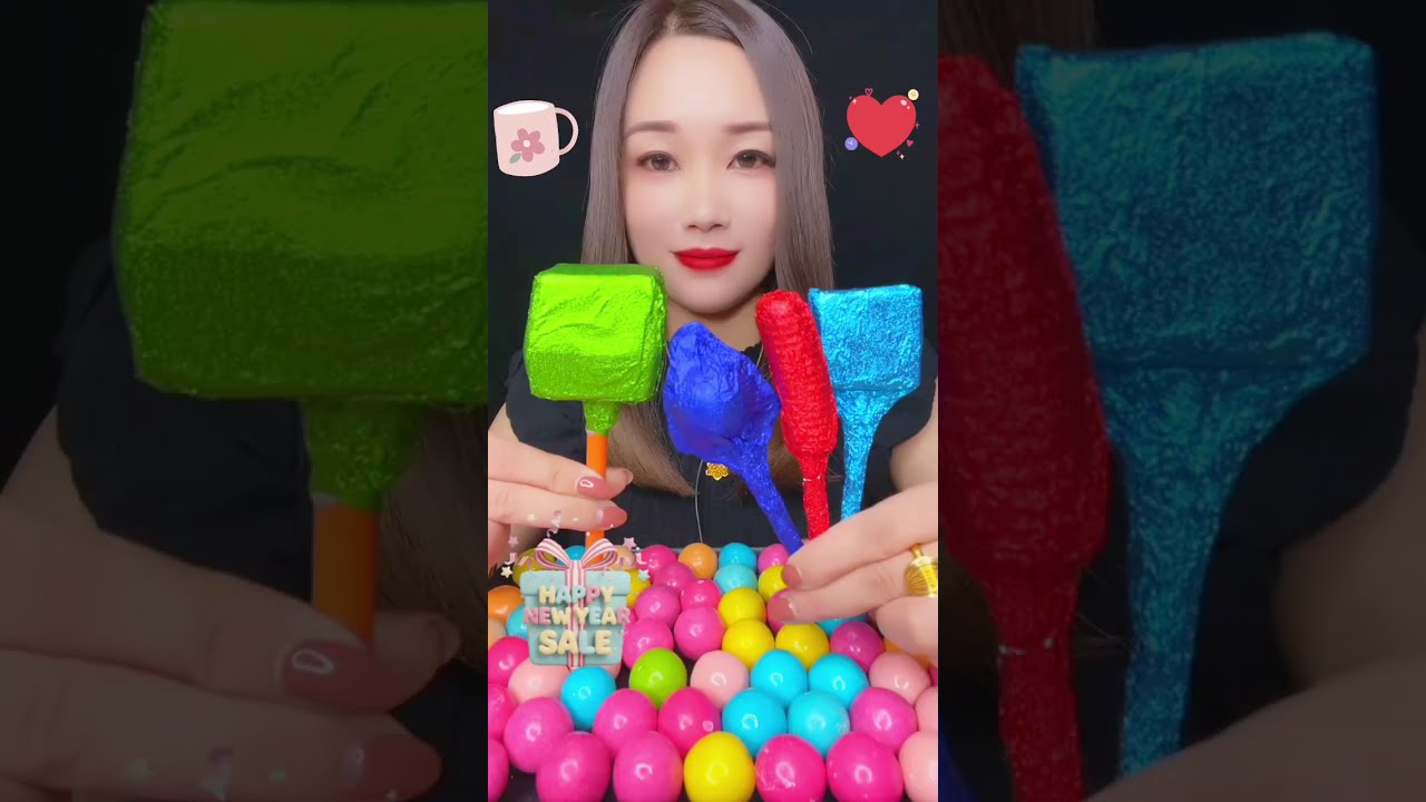 Sweet candy snack p569#mukbang #candy 