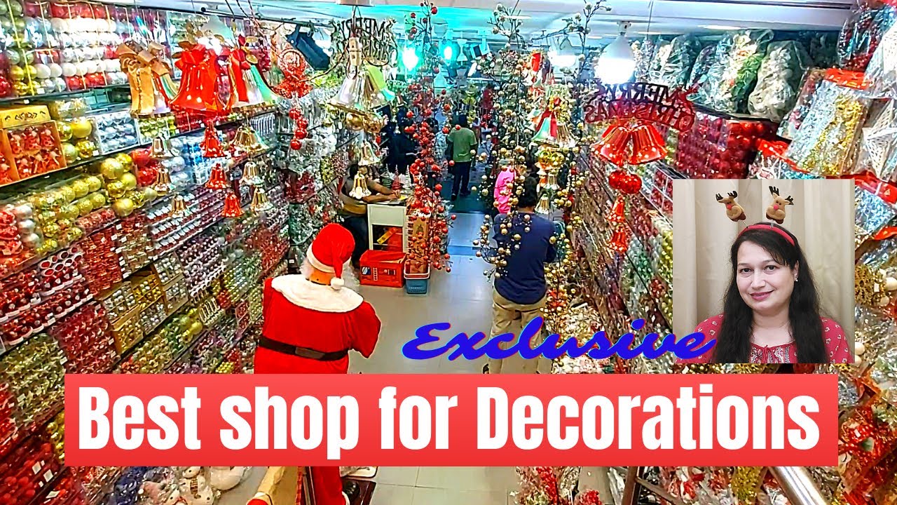 MUMBAI - Christmas shopping l Bandra hill road l Best store for exclusive & unique decorations 2022