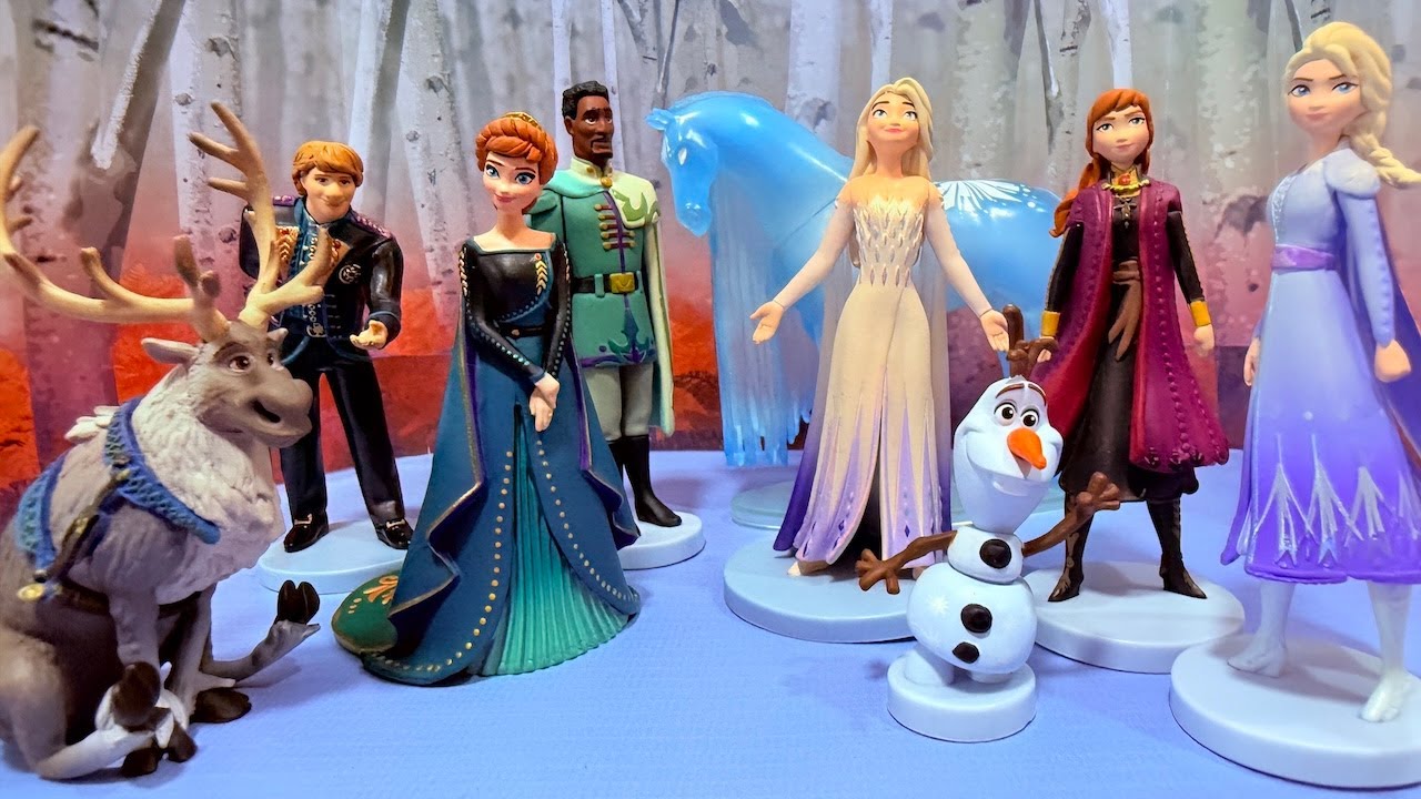 Unboxing and Playing of Disney Frozen 2 Deluxe Figure Play Set