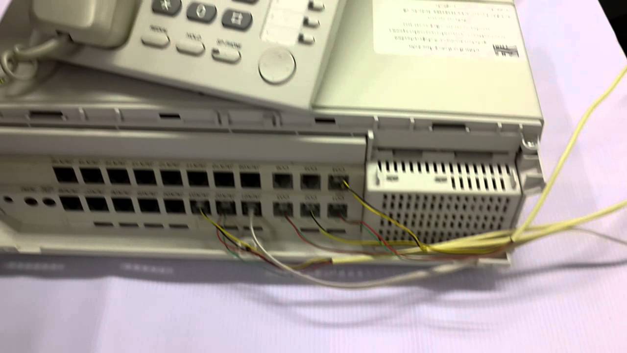 วิธีเช็คสายนอกตู้สาขาโทรศัพท์ ก่อนแจ้งซ่อม KX-TES824BX