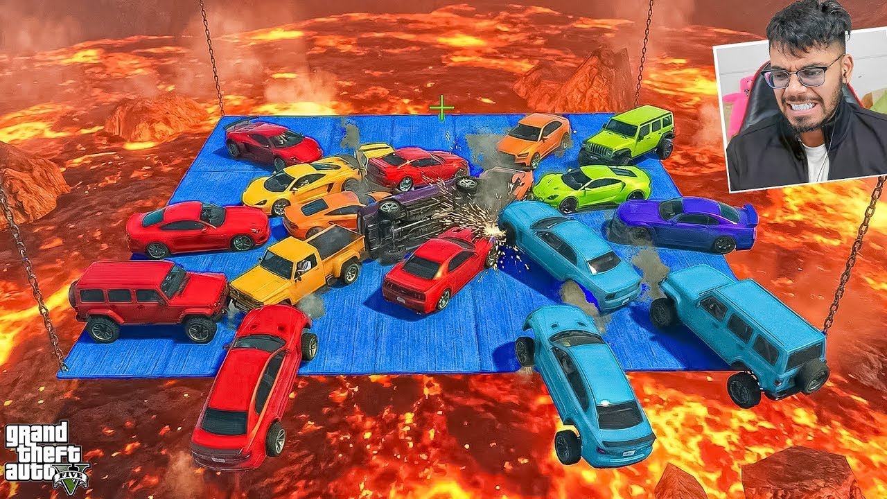 Mini Cars Vs HUGE Trucks Sumo With Casetoo