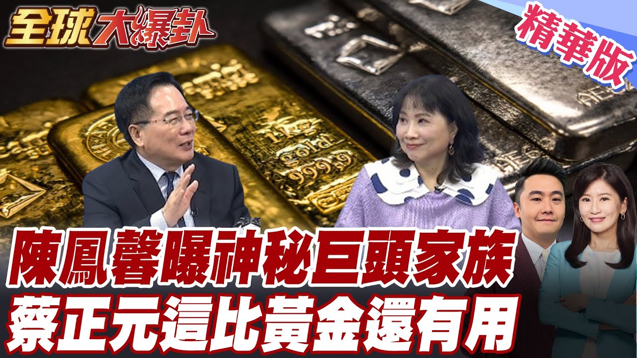 陳鳳馨曝神秘巨頭家族動向!蔡正元直言