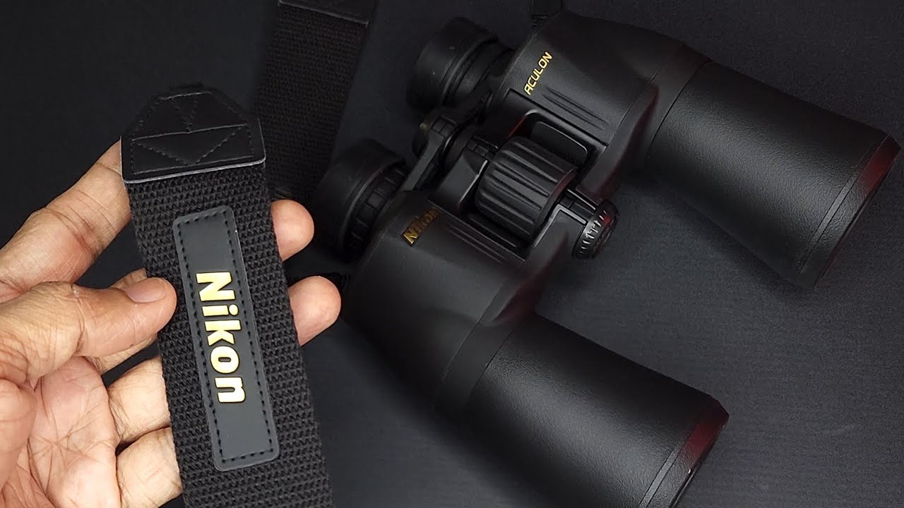 Nikon Binoculars (Aculon A211)  - How to Attach Neck Strap