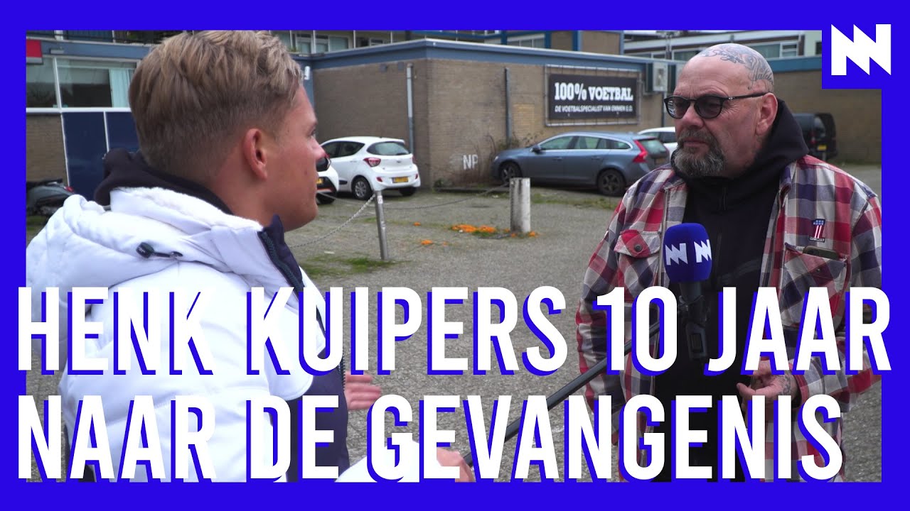 Woedende Henk Kuipers 10 jaar naar de gevangenis