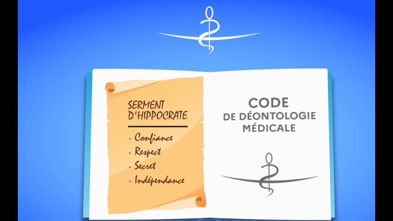 Le code de d&eacute;ontologie m&eacute;dicale