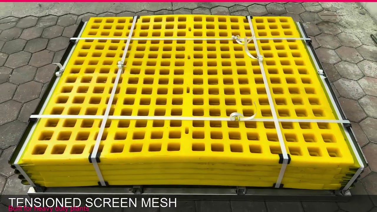 Modular Polyurethane Screen Panels for Mining and Aggregate Screening