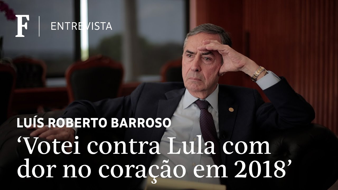 'Votei contra Lula com dor no coração em 2018', diz Barroso sobre prisão de ex-presidente