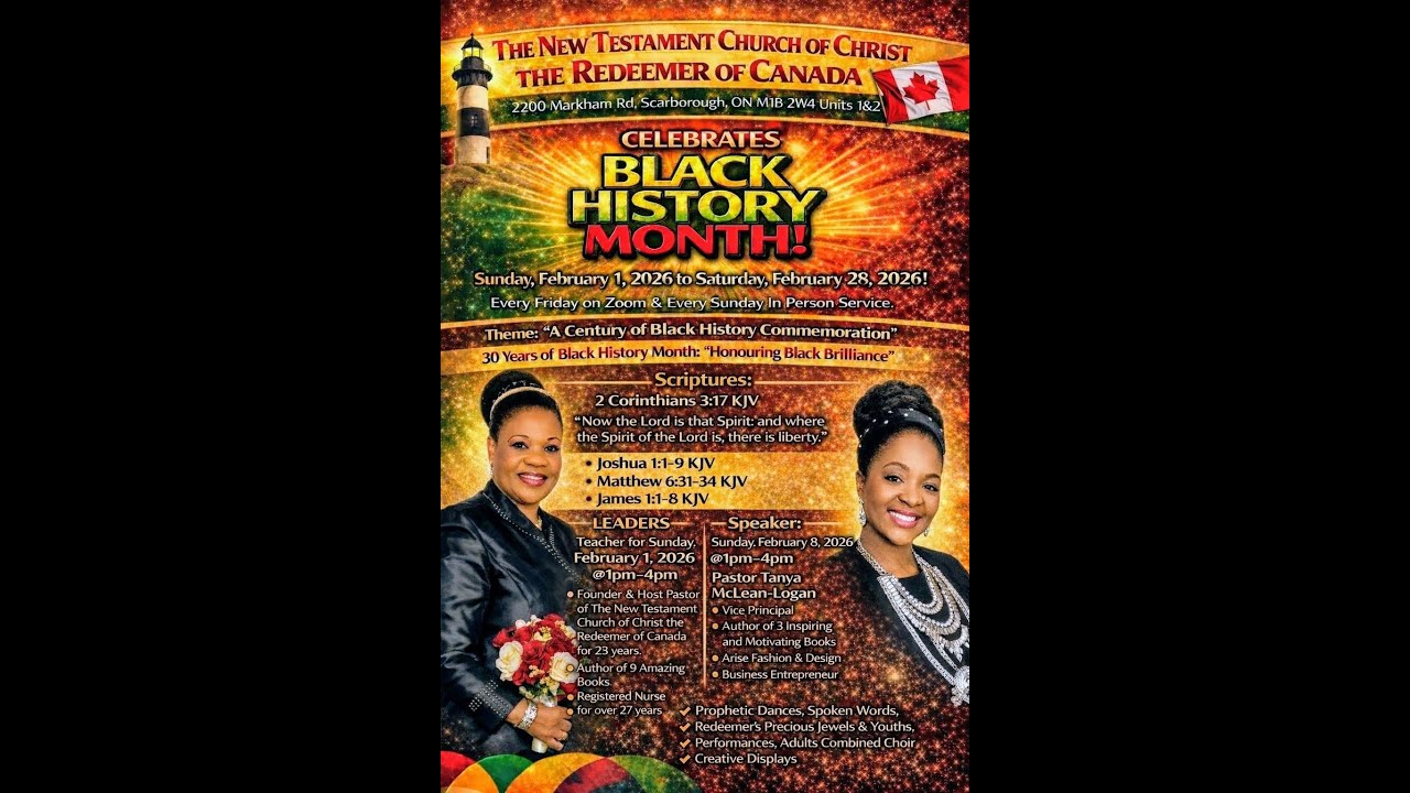 REDEEMER'S BLACK HISTORY MONTH PROMO VIDEO!!!