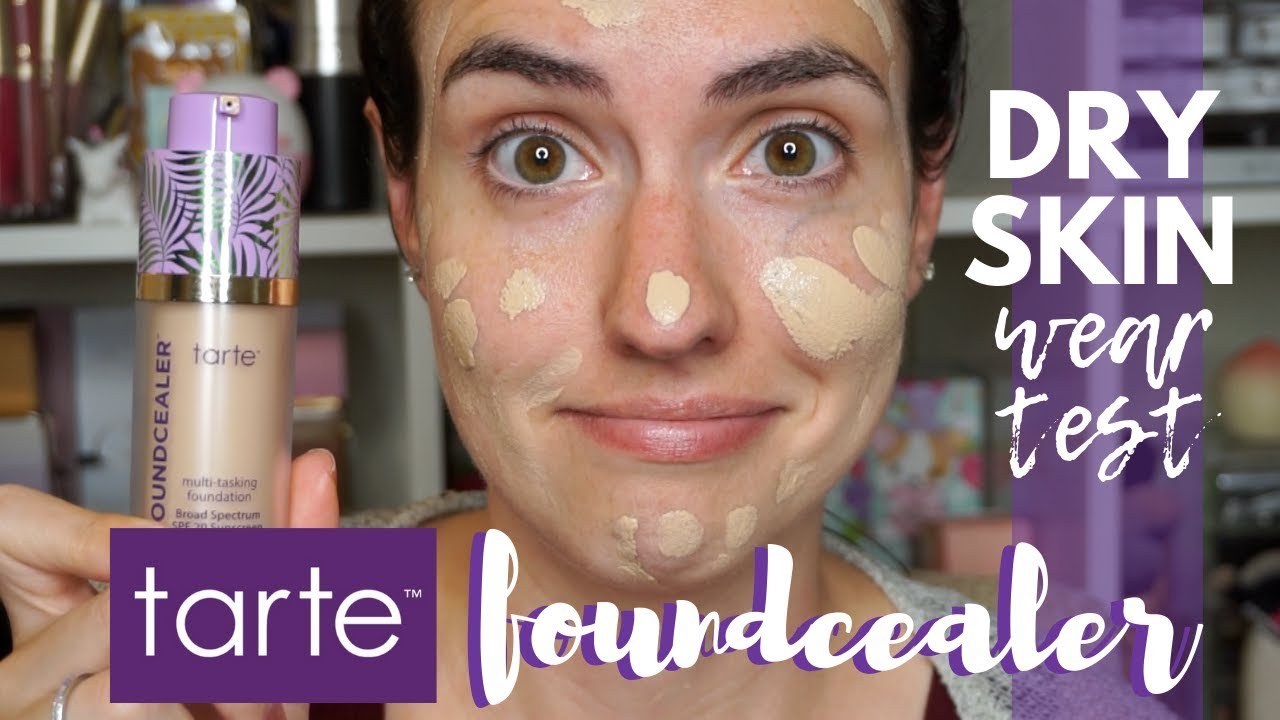 Tarte Babassu Foundcealer Skincare Foundation | DRY SKIN Demo + Wear Test