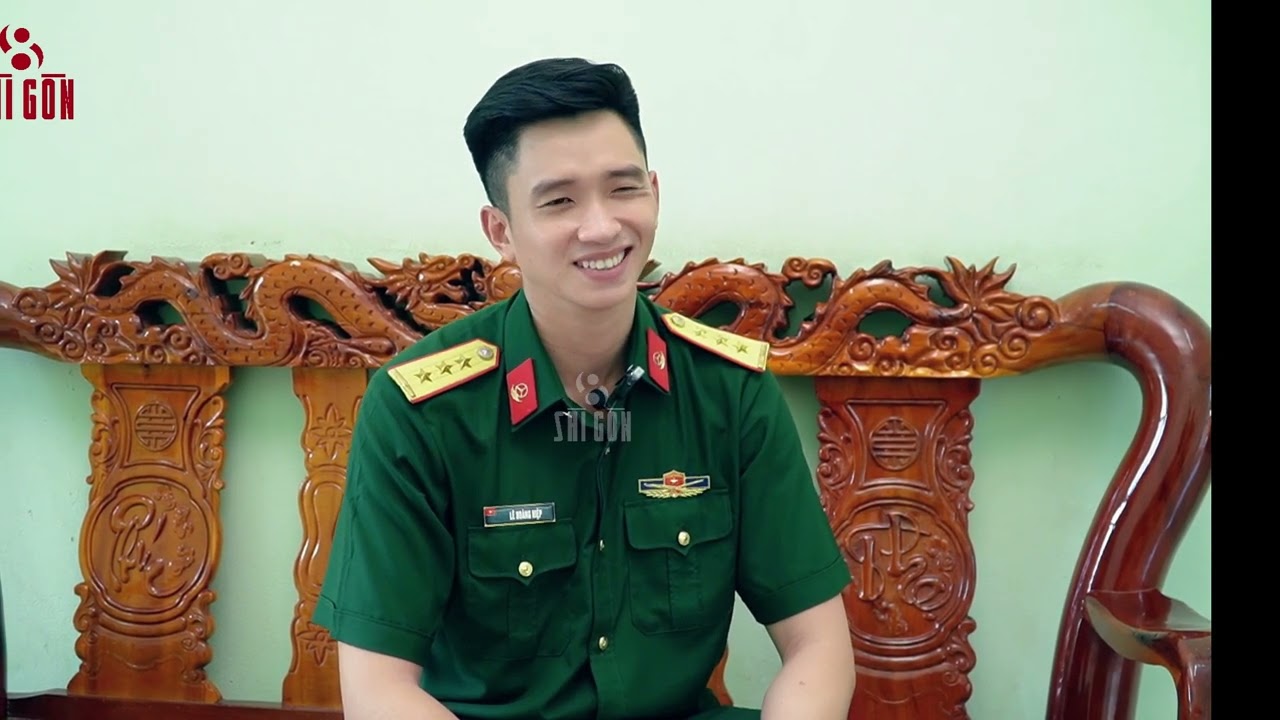 Thượng uý Lê Hoàng Hiệp chia sẻ về việc sinh hoạt giải trí tại đơn vị cùng đồng đội