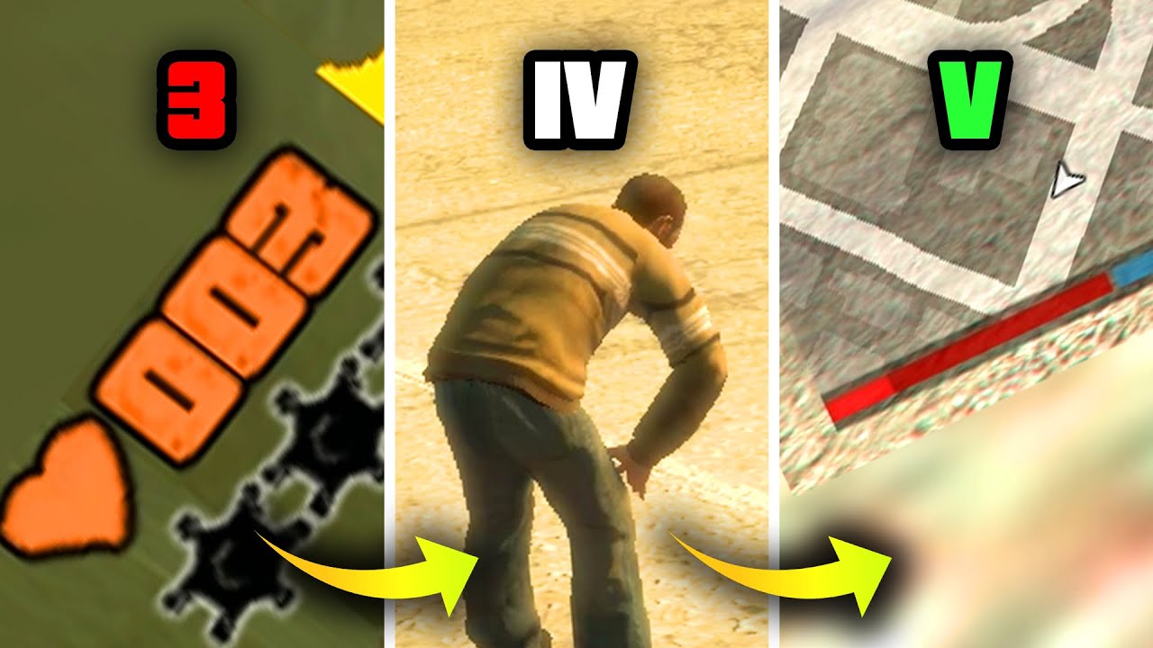 CRITICAL HEALTH In GTA Games (Evolution)