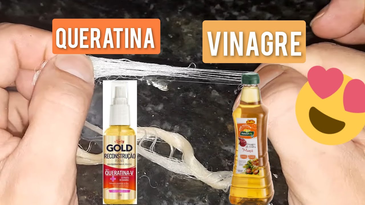 Acidificação - Queratina ou Vinagre de Maçã? qual é melhor para cabelos com Corte Químico?