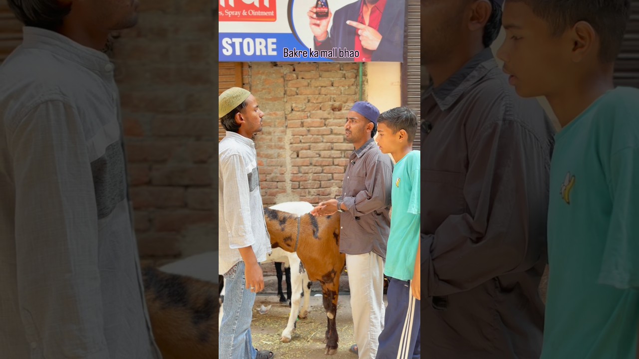 Bakra Eid ke bakre ka mall bhao .,!🐐 😂🤣 #funny #comedy #bakraeid #eid