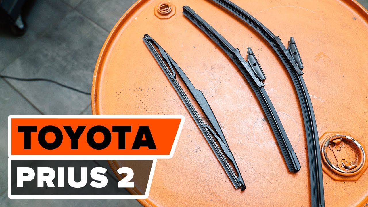 Comment changer les essuie-glaces TOYOTA PRIUS 2 TUTORIEL | AUTODOC