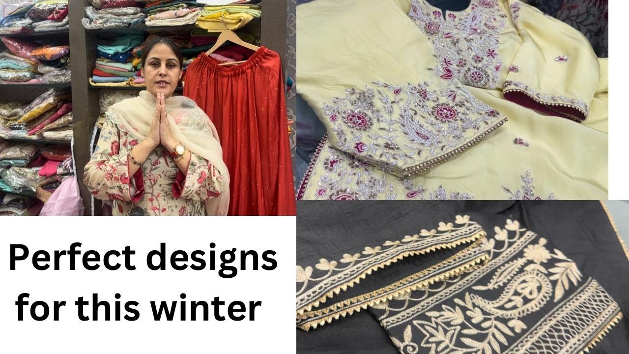 New punjabi suit's 2024. New Style for this winter season By Manpreet Sidhu