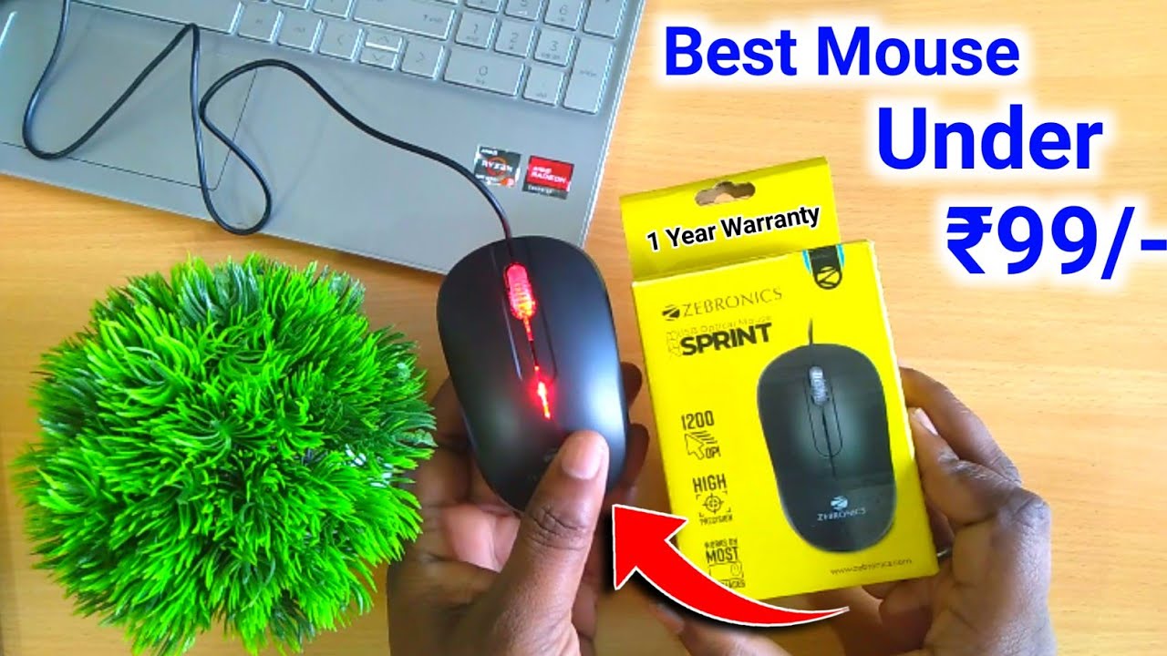 Best mouse under 100 | Best mouse for laptop |  Zebronics mouse | Best mouse for gaming