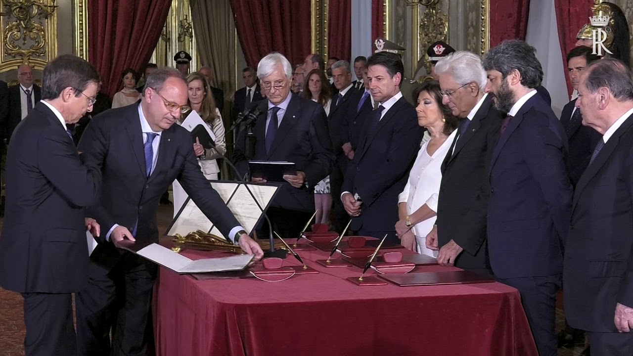 CERIMONIA DI GIURAMENTO DEL NUOVO GIUDICE DELLA CORTE COSTITUZIONALE PROF. LUCA ANTONINI