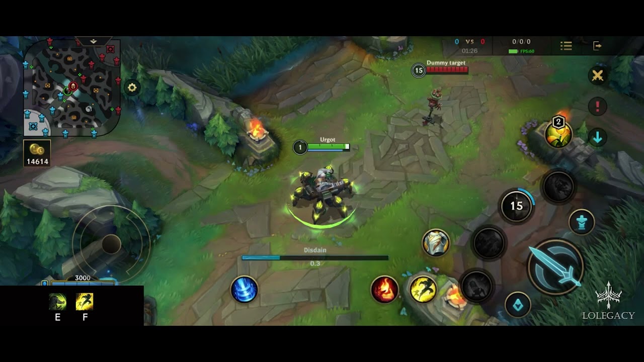 WILD RIFT - Urgot E Flash Combo