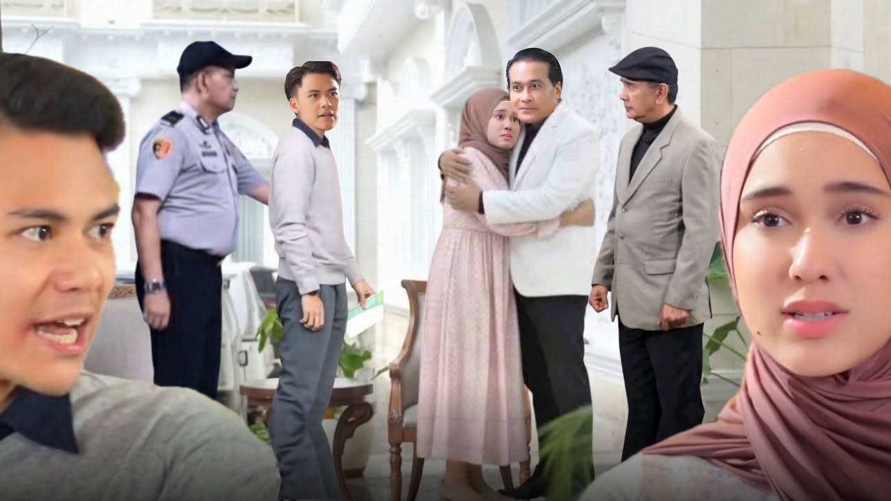 EMRAN EMOSI KHANZA TAHU AKSAN AYAH KANDUNG DAN NIKAH TIDAK SAH - ISTIQOMAH CINTA HARI INI EPS 33-34