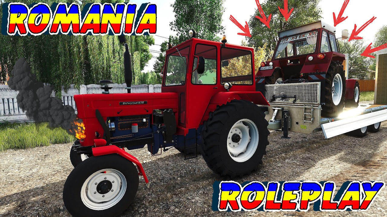 #fs25 Romania RolePlay #4 S-A CRAPAT MOTORUL LA UTB / FS 25 LA BRAITARU