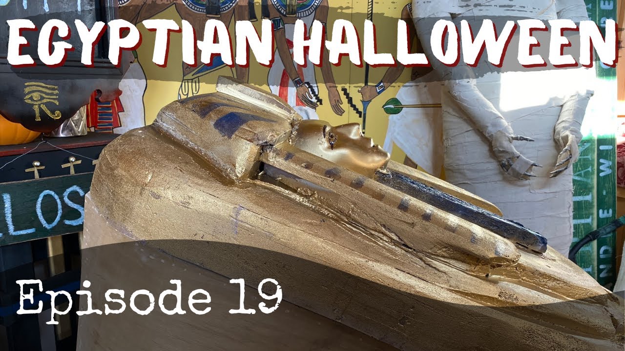 DIY Egyptian Sarcophagus for Halloween