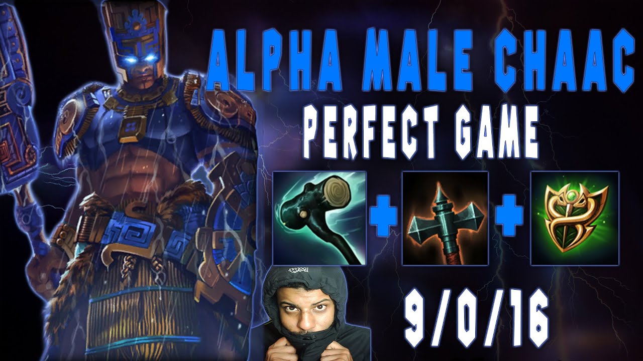 PERFECT ALPHA MALE CHAAC SOLO How to play Chaac in Season 9 SMITE