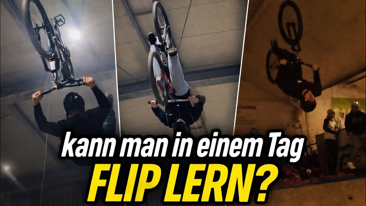Kann man in einem Tag backflip auf dem dirt lernen?